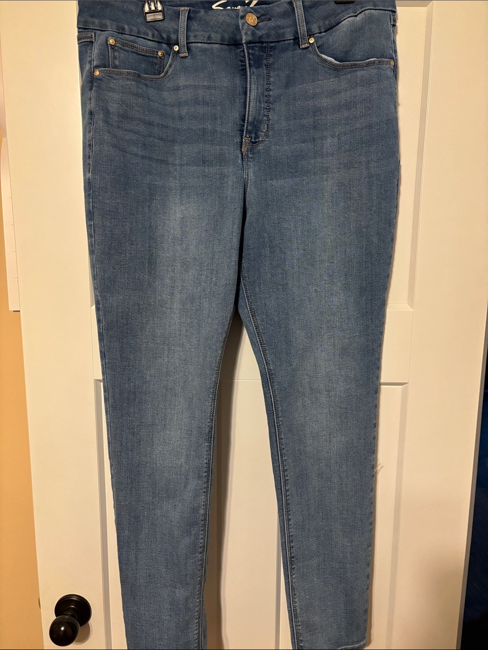 Seven7 Light Blue Stretch Skinny Jeans